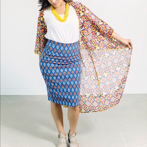 Aztec Print Kimono Cover Up - Picture 5 of 5